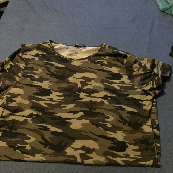 Camo T-Shirt Dress - Picture 2 of 3